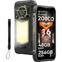 Blackview ROCK 5 Outdoor Smartphone Ohne Vertrag, 48+256GB, Android 16, 20000mAh, 33W, 120Hz, 2.4K, NFC, 108MP+50MP+20MP, 348LM, IP69K&IP68