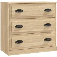 vidaXL Sideboard Sonoma-Eiche 70x35,5x67,5 cm Holzwerkstoff
