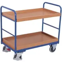 Variofit Etagenwagen niedrig 1.000 x 700 mm 2 Tabletts