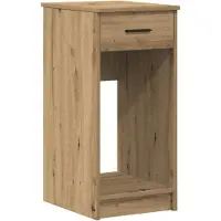 vidaXL Computerschrank mit Schublade Artisan-Eiche 35x45x77 cm