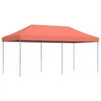 vidaXL Partyzelt Faltbar Pop-Up Terrakottarot 580x292x315 cm