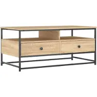 vidaXL Couchtisch Sonoma-Eiche 100x51x45 cm Holzwerkstoff