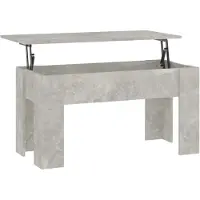 vidaXL Couchtisch Betongrau 101x49x52 cm Holzwerkstoff