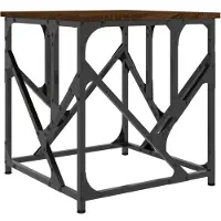 vidaXL Couchtisch Braun Eichen-Optik 45x45x47,5 cm Holzwerkstoff