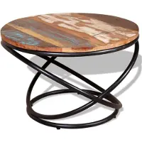 vidaXL Couchtisch Altholz Massiv 60x60x40 cm