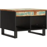 vidaXL Couchtisch 55x50x40 cm Altholz Massiv