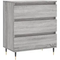 vidaXL Sideboard Grau Sonoma 60x35x70 cm Holzwerkstoff