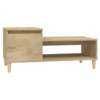 vidaXL Couchtisch Sonoma-Eiche 100x50x45 cm Holzwerkstoff