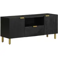 vidaXL TV-Schrank Schwarz 105x33x46 cm Holzwerkstoff