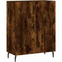 vidaXL Sideboard Räuchereiche 69,5x34x90 cm Holzwerkstoff