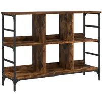 DKD Home Decor vidaXL Sideboard Räuchereiche 102x32x73,5 cm Holzwerkstoff