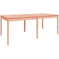 vidaXL Gartentisch 203,5x100x76 cm Massivholz Douglasie