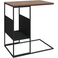 vidaXL Beistelltisch Schwarz 55x36x59,5 cm Holzwerkstoff