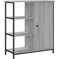 vidaXL Sideboard Grau Sonoma 70x30x80 cm Holzwerkstoff
