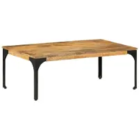 vidaXL Couchtisch 100x55x35 cm Massivholz Mango