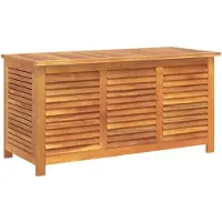 vidaXL Gartenbox mit Lüftungsschlitzen 113x50x56 cm Massivholz Akazie