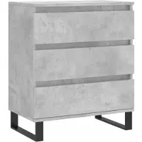 vidaXL Sideboard Betongrau 60x35x70 cm Holzwerkstoff