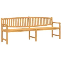 vidaXL Gartenbank 228x59,5x90 cm Massivholz Teak