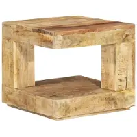 vidaXL Couchtisch 45x45x40 cm Massivholz Mango