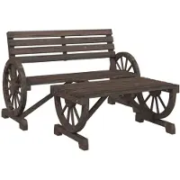 vidaXL 2-tlg. Garten-Lounge-Set Massivholz Tanne