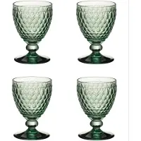 Villeroy & Boch Boston Coloured 4er Set Rotweinglas 200 ml grün Kristallglas