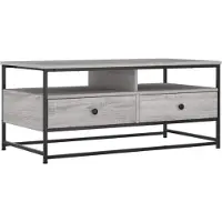 vidaXL Couchtisch Grau Sonoma 100x51x45 cm Holzwerkstoff
