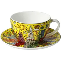 Goebel James Rizzi My New York City Sunset Tee-/ Cappuccinotasse