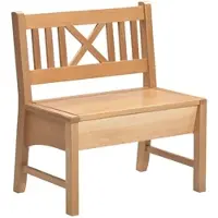 58 aufm Kessel SITZBANK Deborah 77 x 52 x 87 Massivholz Buche lackiert/Grün