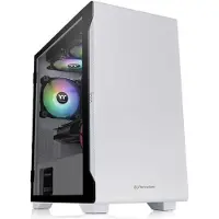 Thermaltake S100 Tempered Glass Snow Edition Micro Tower Weiß