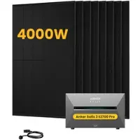 Anker SOLIX Solarbank 3 E2700 Pro, mit 8 x 500 Bifaziale Solarmodule, by Powerness - 2.7kWh / ohne Zubehör / Standardversand