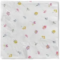Mank Tissue Serviette Meggi, 3-lagig, 33 x 33 cm, 100 Stück - - Floral Streublumen