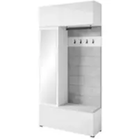 P&b Garderobe Tejo , weiß , Maße (cm): B: 115 H: 231,9