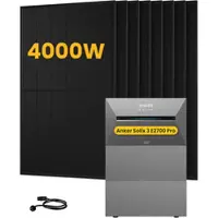 Anker SOLIX Solarbank 3 E2700 Pro, mit 8 x 500 Bifaziale Solarmodule, by Powerness - 8.1kWh / ohne Zubehör / Standardversand