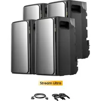 EcoFlow STREAM Ultra, All-in-One Speicher für Balkonkraftwerke, Bundle mit Mengenrabatt, by Powerness - 4 x Stream Ultra | 7680Wh / ohne Zubehör / Standardversand