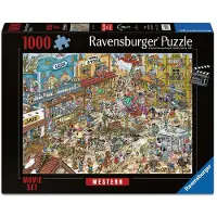 Ravensburger Puzzle-Filmset: Western 1000 dlks