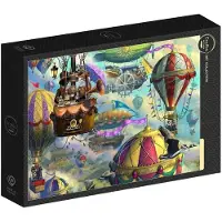 Grafika Puzzle Great Cat Balloon Race 1000 Teile Kartonpuzzle