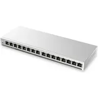 Zyxel 16 Port PoE+ 135W Gigabit Unmanaged Switch, Slimline