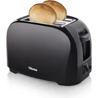 Tristar BR-1025 Toaster, 2 Scheibe(n), Schwarz, Kunststoff, Tasten, Drehregler, 800 W, 980 g