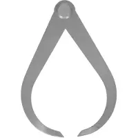 Ks Tools Präzisions-Greifzirkel-Außentaster - 300.1581