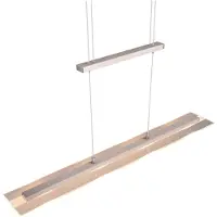 TRIO Leuchten LED Pendelleuchte Milos 4x 5W nickel, Metall