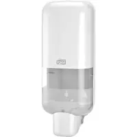 Tork S4 Seifen- & Desinfektionsspender Elevation Weiß, für Schaum/Flüssig/Gel, Füllstandsanzeige, S4