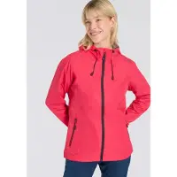 CMP Regenjacke "WOMAN JACKET FIXED HOOD" mit Kapuze mit Kapuze, wasserdicht, winddicht, atmungsaktiv, schnell trocknend