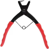 Ks Tools 500.1037, Sicherungsringzange, Chrom-Vanadium-Stahl, 160 mm, 190 g, 350 mm, 250 mm