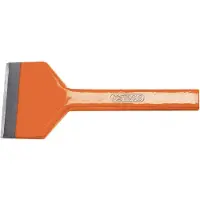 Ks Tools 162.0433, Mauerwerkmeißel, Flachmeißel, Kohlenstoffstahl, Orange, 220 mm, 100 mm