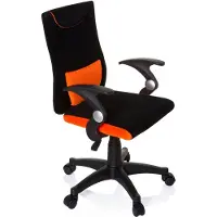 Hjh OFFICE KIDDY PRO AL - Kinderdrehstuhl Schwarz / Orange