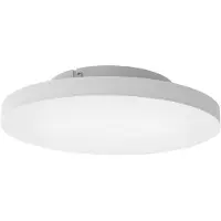 Eglo Leuchten TURCONA-Z Wand-/Deckenleuchte Lampe Beleuchtung - H7,5 x Ø45 cm - weiß - 22,4W inkl. - IP20