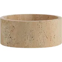 Mr. Stoned Travertin-Obstschale Beige