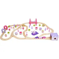 Big Jigs Rail Große hölzerne Prinzessin Zug Spur