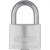 ABUS 64ti/40 Titalium Padlock Silber