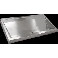 Kwc AR Reihenwaschanlage, PRESTIGE, Edst., 1200x150x570 mm, 2 Waschplätze